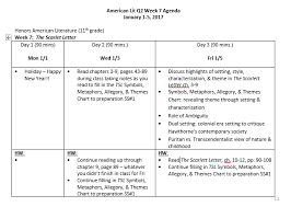 American Lit Q2 Week 7 Happy New Year The Scarlet Letter