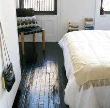 Floors before and after from black painted floors , source:rocktherm.com 13 stylish black hardwood floors in kitchen from black painted floors. Real Homes Paint It Black Design Sponge