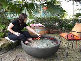 Get A Patio Foot Spa And You Will Never Leave Home Foot Spa Outdoor Spa Spa