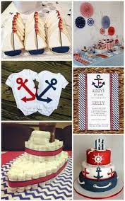 This collection contains a variety of tableware, party decorations, party favors, accessories, and more. Nautical Themed Baby Shower Decorations