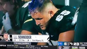 Learn more about Central Florida offensive lineman Cole Schneider who  rushed for a touchdown