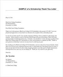 Examples Of Scholarship Thank You Letters New Sample Thank You Letter For Scholarship 7 In 2020 Thank You Letter Examples Scholarship Thank You Letter Thank You Letter