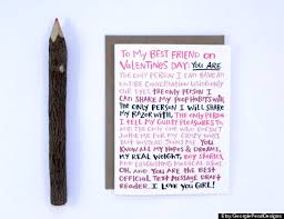 This cute and colorful printable valentine's day card is perfect for a child, friend or sister. 17 Awesome Valentine S Day Cards For Every Bff In Your Life Huffpost