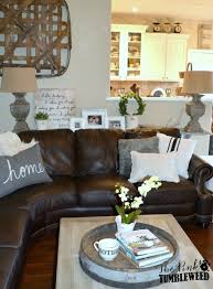 The Scoop 154 Stonegable Brown Living Room Brown Couch Living Room Farm House Living Room