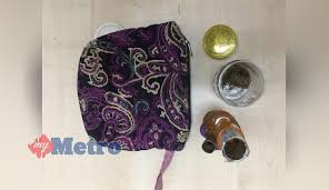 Ujian air kencing warna ungu. Pelawak Dicekup Angkara Ganja