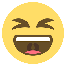 Smiling Face With Open Mouth And Tightly Closed Eyes Emoji Laughing Emoji Emoji Closed Eyes