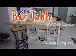 .restaurant bar tables, outdoor tags: How To Build Ikea Bar Table Cara Membina Ikea Meja Bar Youtube