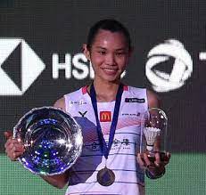 Noted for her superb overhead strokes, she and her teammate, rival, and sometimes doubles partner li lingwei dominated international singles play for most of the decade, each winning the ibf world championships twice, and led chinese. Taiwan S Tai Tzu Ying Wins All England Championship The Taiwan Times
