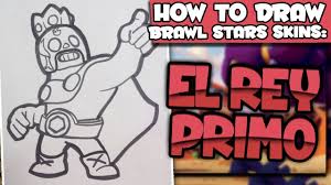 Cartooning club how to draw 20.579 views24 days ago. How To Draw Brawl Stars Skins El Rey Primo El Primo Skin Lextonart Youtube