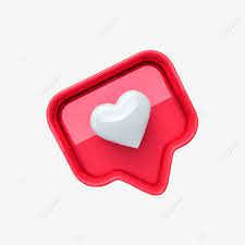 Instagram 3d Heart Icon Valentine Instagram Like 3d Heart Icon Png Transparent Clipart Image And Psd File For Free Download Heart Icons Music Logo Design Best Background Images