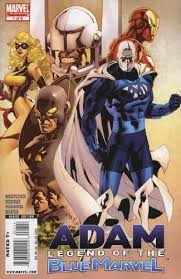 Deathstroke created by marv wolfman and george perez rob liefeld and fabian nicieza created deadpool after nicieza left dc and had just finished a series on deathstroke. The Blue Marvel Was The Very First African American Superhero He Was Created With All The Power Of Superman And Was Th Marvel Marvel Comic Books Marvel Comics