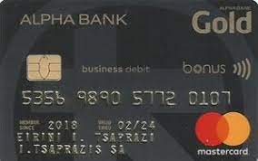 Apply for an adcb debit card that offers you a rewarding benefits such as touchpoints and etihad guest above. Bank Card Alpha Bank Gold Bonus Business Debit Mastercard Alpha Bank Greece Col Gr Mc 0185