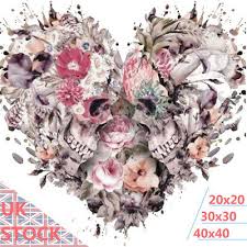 Maybe you would like to learn more about one of these? Skull Lover 5d Diamond Painting Flowers Heart Gothic Embroidery Diy Kit Uk Nypkq 7 81 Picclick Uk