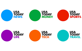 Usa Today Wolff Olins Brand Guidelines Circular Logo Usa Today