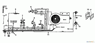 Simplicity riding mower wiring diagram. Mtd Lawn Tractors 11 81 138 3420 1988 Wiring Diagram Vanguard Spareparts