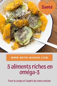 5 Aliments Riches En Omega 3 Pour Le Corps Et L Esprit Nutri Momes In 2020