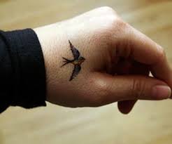 Bird Tattoo On Hand Meaning Small Sparrow Tattoo On Hand Small Hand Tattoos Tiny Bird Tattoos Bird Tattoo Wrist