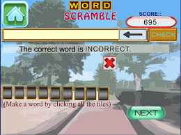 These feed off the same text file as our main. Word Scramble
