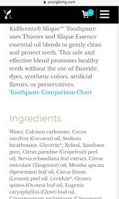 Young Living Kidscent Slique Toothpaste