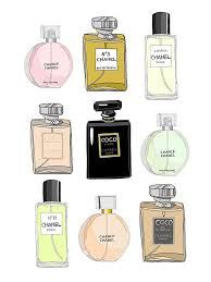 Emmakisstina Illustrations By Kristina Hultkrantz Chanel X 9 Perfume Bottles Perfume Chanel Perfume