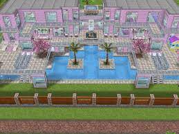 House 101 Barbie Dream House Full View Sims Simsfreeplay Simshousedesign