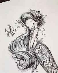 Pin By Agostina Zarate On Liana Hee Cute Drawings Character Drawing Mermaid Art