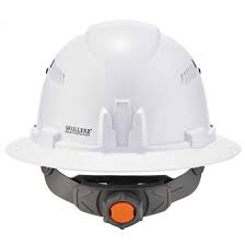 Skullerz 8973led Class C Full Brim Hard Hat Led Light With Ratchet Suspension