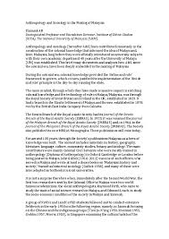 Road of the independent malaysia history essay. Pdf Anthropology And Sociology In The Making Of Malaysia Shamsul Ab Academia Edu