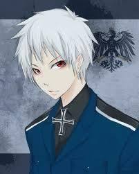 Post An Anime Character With White Hair And Red Eyes Anime Answers Hetalia Prussia Prussia Hetalia