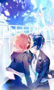 Everyone is discussing P5X but here is a cute photo of Door-kun and Aigis :  rPERSoNA
