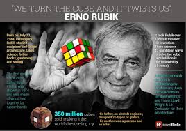 Erno Rubik's puzzle designs and achievements