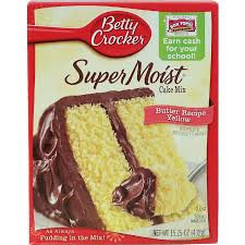 Bake at 350 degrees for 35 minutes. Betty Crocker Super Moist Butter Recipe Yellow Cake Mix 15 25oz