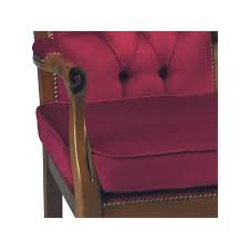 Garnissage traditionnel neuf avec rembourrage en crin de cheval et ressorts en cuivre. L 70 X L 65 X H 125 Tousmesmeubles Fauteuil Voltaire Velours Bordeaux Gauthier Neuf Meubles Fitelegance Cuisine Et Maison
