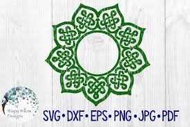 Download Celtic Knot Mandala Name Monogram Frame Border By Wispy Willow Designs Thehungryjpeg Com