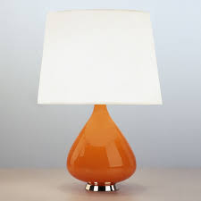 Jonathan Adler Capri Teardrop Lamp In Table Lamps Just Awesome Orange Lamps Lamp Table Lamp