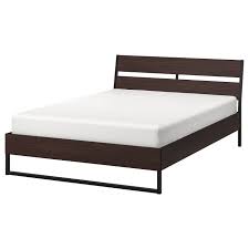 Haageep queen bed frame 18 inch high bedframe tall no box spring needed with storage metal platform size. Trysil Bed Frame 090 078 13 Ikea