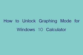 While your math teacher (or your kid's math teacher) might not let them lug a laptop into their calculus class, i still think it's awesome that microsoft is finally giving the good ol' windows calculator a boost of geekiness. How To Unlock Graphing Mode For Windows 10 Calculator