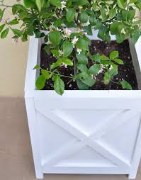 Diy Criss Cross Outdoor Planters Centsational Style Outdoor Planters Cross Planter Diy Planters