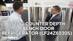 LG 36" Counter Depth French Door Refrigerator | ZERO ...