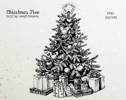 Christmas Tree Png Christmas Line Drawing Print Black And Etsy In 2021 Christmas Tree Drawing Christmas Drawing Drawing Prints