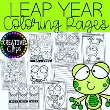 You can use our amazing online tool to color and edit the following leap coloring pages. Freebie Grab This Leap Year Creative Clips Clipart Facebook