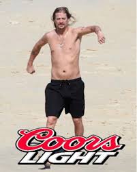 Coors Light Kid Rock Walking On The Beach Beach Walk Kid Rock Walk On