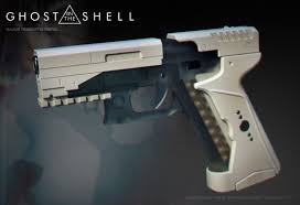 Ghost In The Shell Major Termoptic Pistol 3d Print Model Sergey Kolesnik On Artstation At Https Www Artstation Com Artwork R Ghost In The Shell Pistol Guns