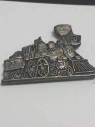 Vintage 152 Coal Train Locomotive Railroad Railways Lapel Hat Pin 372 Hat Pins Vintage Train Lapel