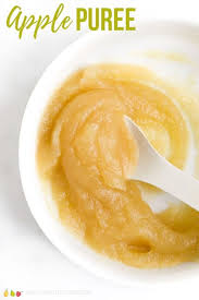 Apple Puree Is Great As A Baby Food On Its Own Or Mixed With A Variety Of Other Purees It Is Not Just F Baby Food Recipes Baby Puree Recipes Apple