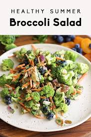 Healthy Summer Broccoli Salad Video Raw Food Recipes Salad Recipes Healthy