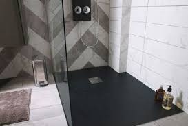 Receveur De Douche A Poser Extra Plat Cooke Lewis Pyro Matiere Solidstone Materiau Compose De Resine Et De Receveur De Douche Receveur Extra Plat Douche