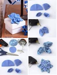 Como Hacer Monos Con Cinta De Tela Gratis Y Sencillos Flores De Tela Hechas A Mano Collar De Tela Cinta De Tela