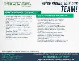 Relates to a leading insurance company in sl. Medidata Sales Marketing Executive And Business Development Executive