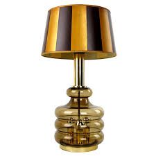 I do wish the lamp shade was larger though. Mid Century Modern Table Lamp Made Of Smoked Glass By Doria Leuchten Doctor Decorum